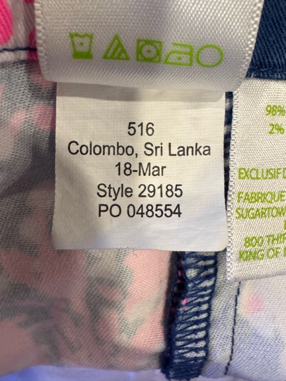 Lilly Pulitzer Hazelle Stretch Short in Nauti Navy Beyond The Sea Sz 10 - Picture 10 of 12